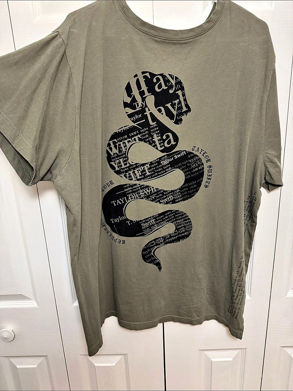 Taylor Swift Reputation Green Pocket Tee